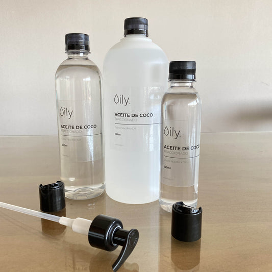 Aceite de Coco Fraccionado / Liquido 100% natural - Oily