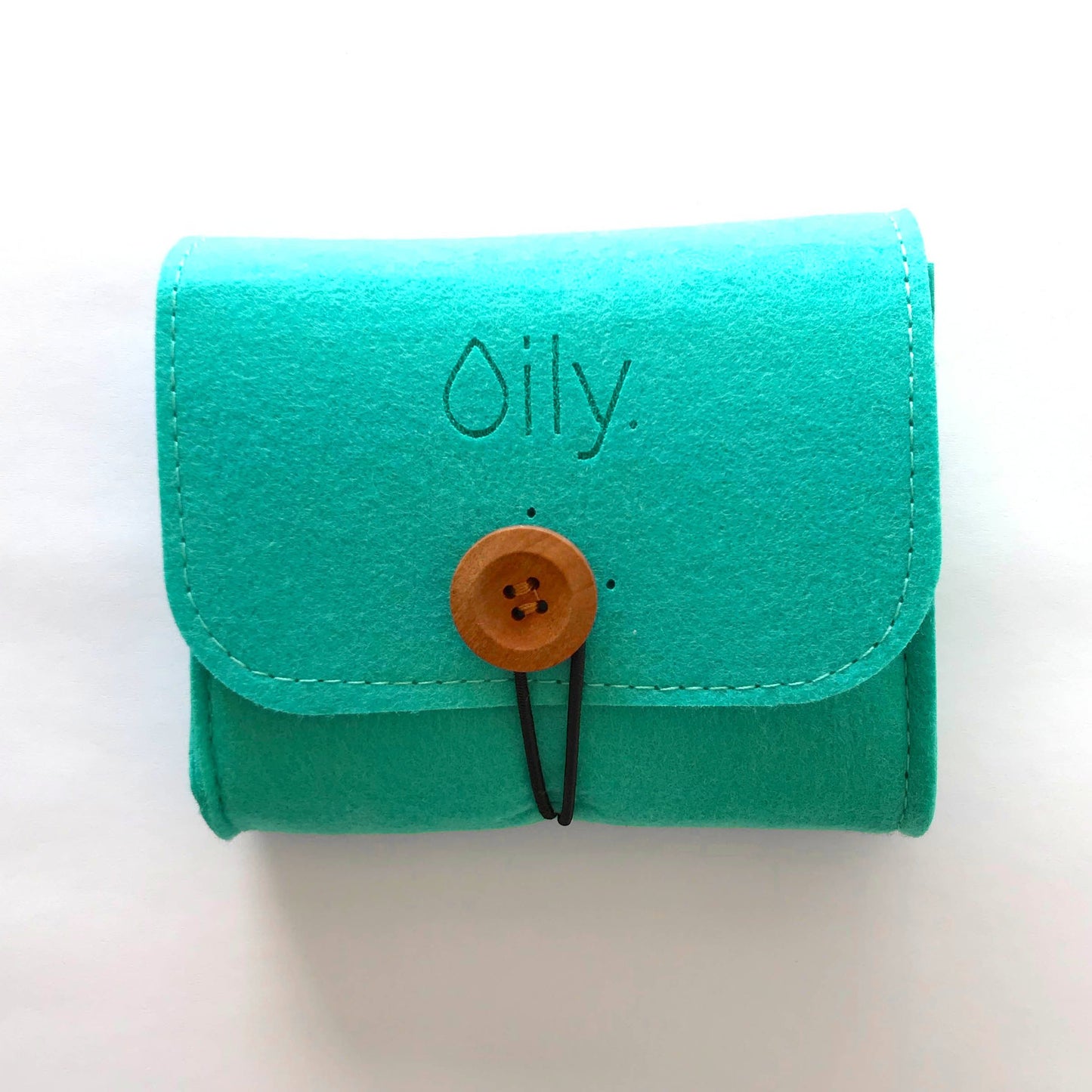 Cartuchera de fieltro para 6 roll-on de 10ml - Oily