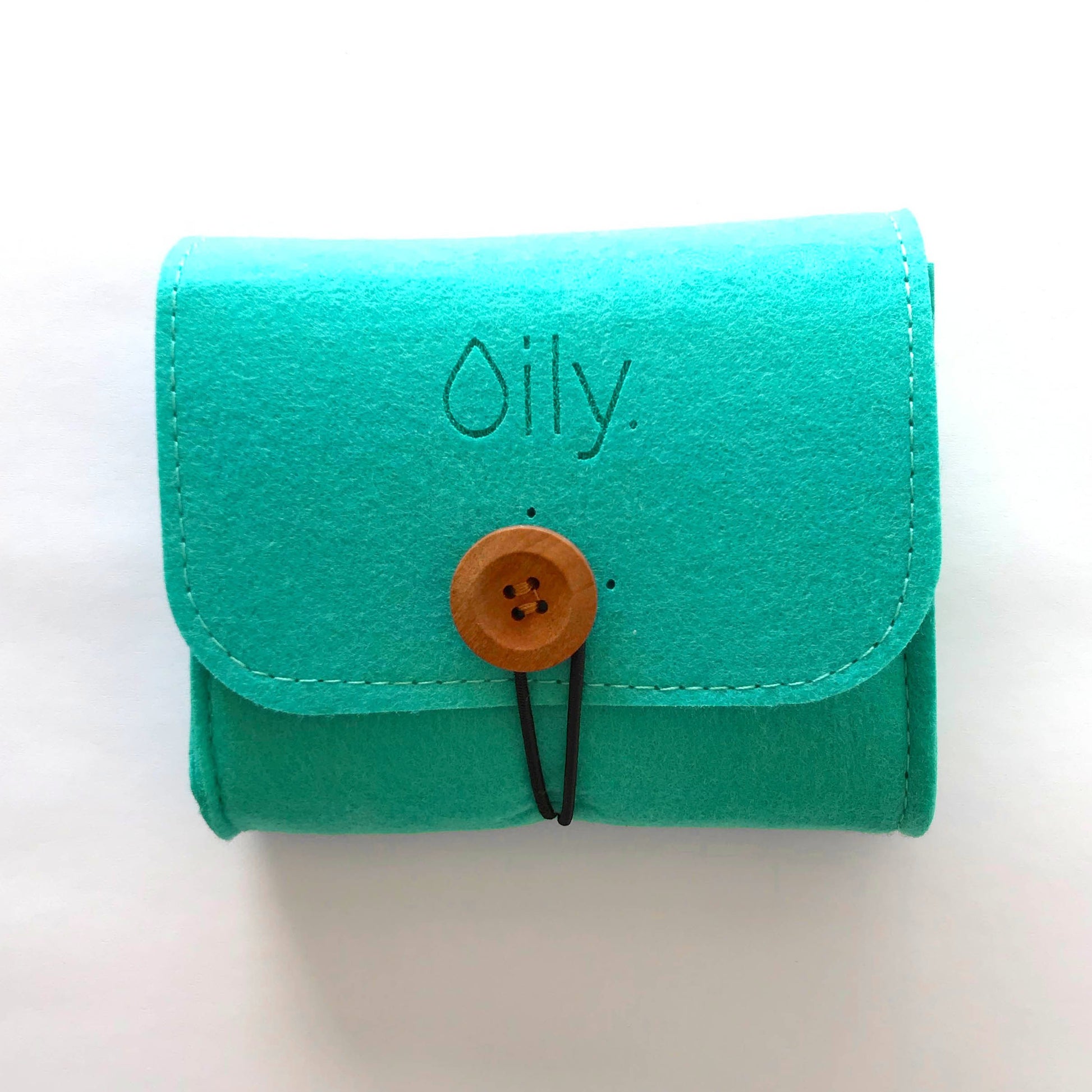 Cartuchera de fieltro para 6 roll-on de 10ml - Oily