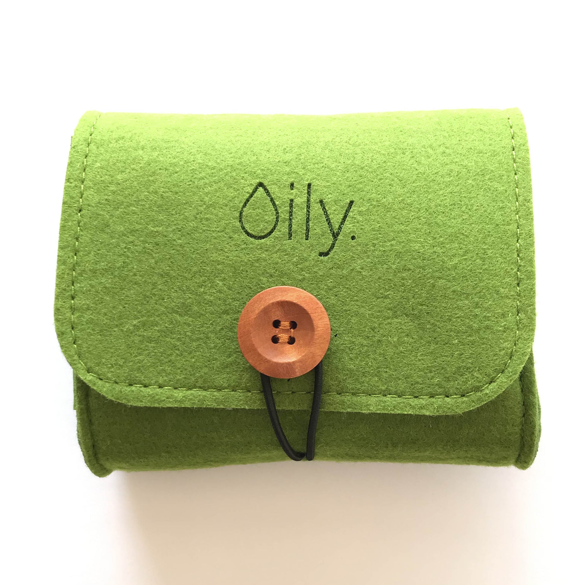 Cartuchera de fieltro para 6 roll-on de 10ml - Oily