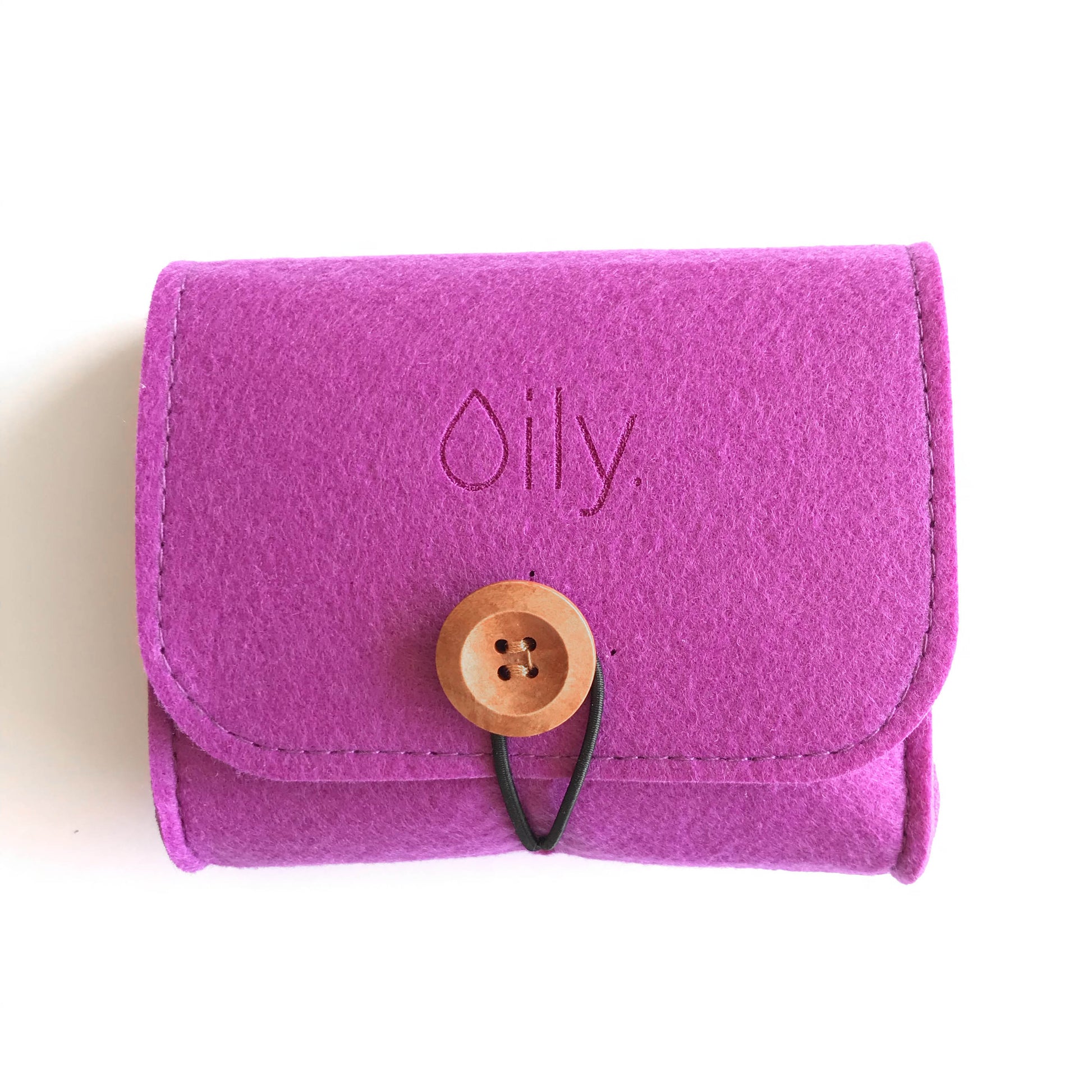 Cartuchera de fieltro para 6 roll-on de 10ml - Oily