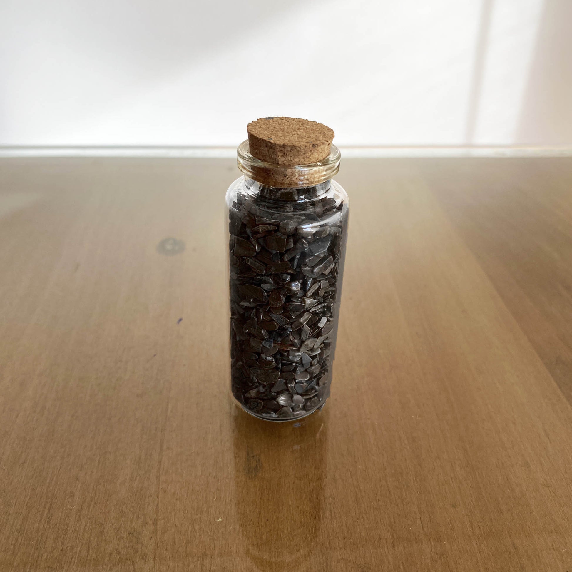 Frascos con chips de piedras naturales - Oily