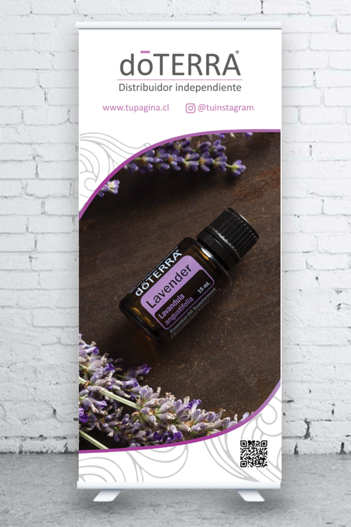 Pendón Roller doTERRA 80 x 180 - 7 diseños