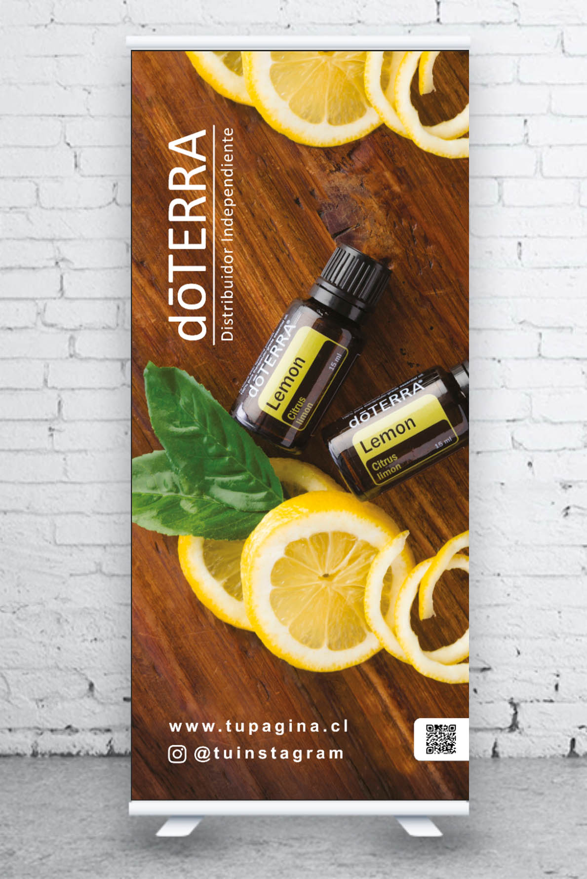 Pendón Roller doTERRA 80 x 180 - 7 diseños