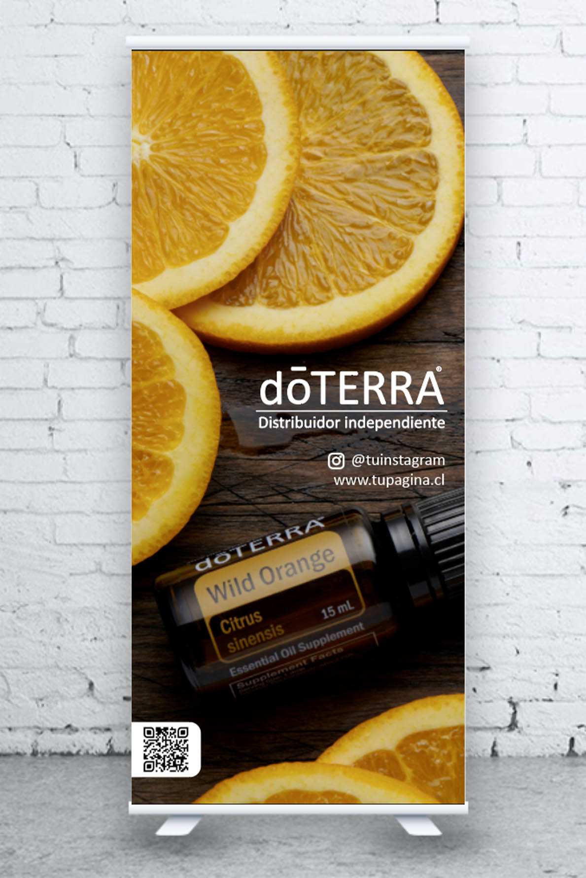 Pendón Roller doTERRA 80 x 180 - 7 diseños