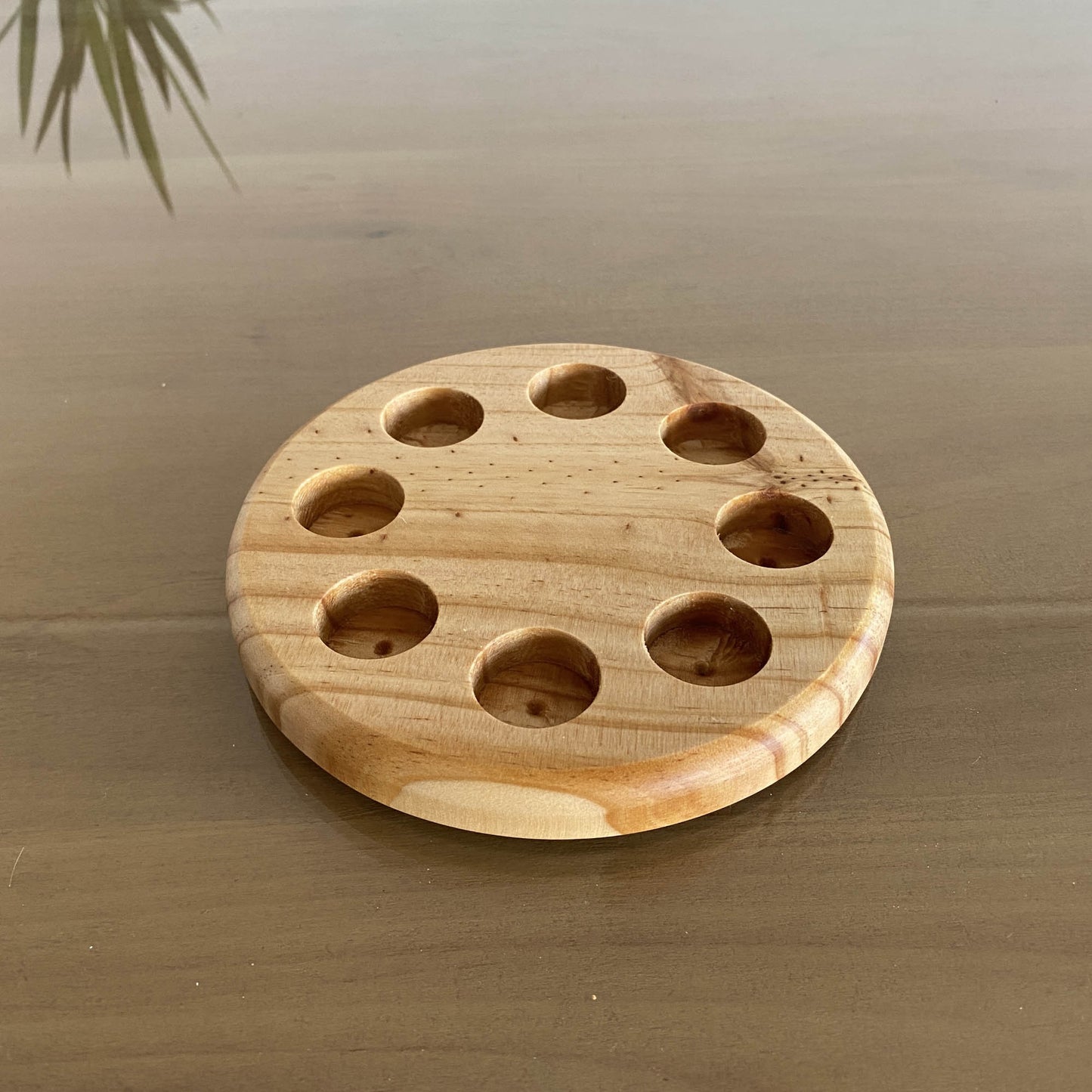 Organizador / display circular de madera para aceites esenciales - Oily