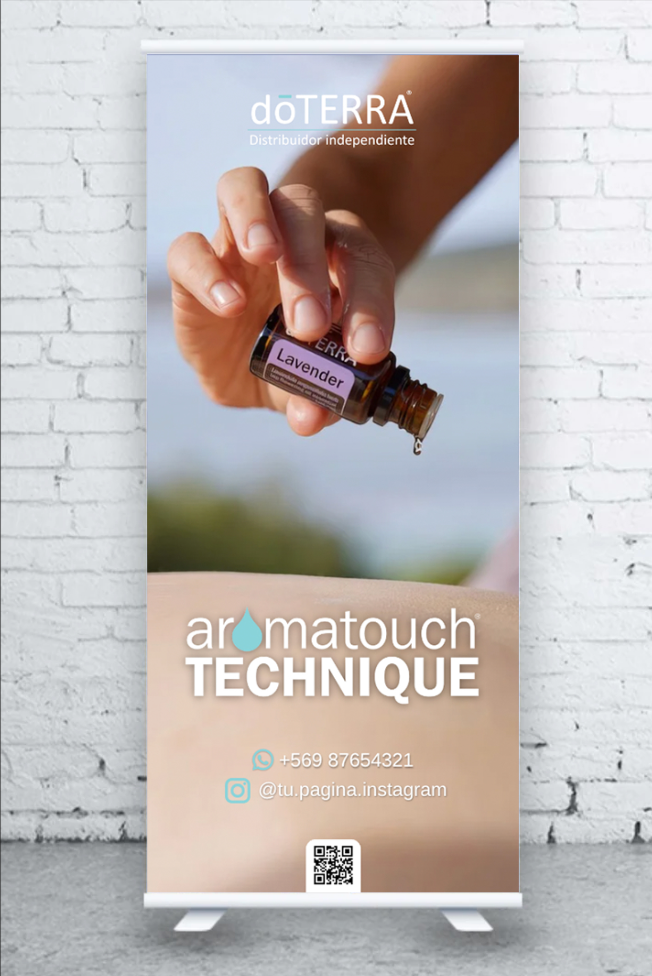 Pendón Roller doTERRA 80 x 180 - 7 diseños