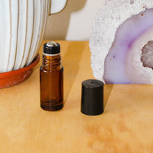 Cargar imagen en el visor de la galería, Botella / frasco de vidrio roll on 5ml, ámbar - unidad -Oily