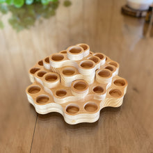 Cargar imagen en el visor de la galería, Organizador / display de madera para aceites esenciales