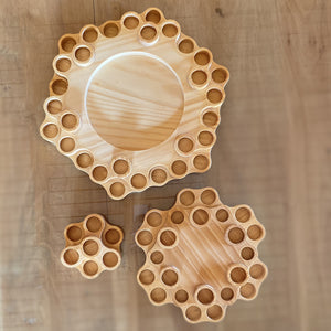 Organizador / display de madera para aceites esenciales