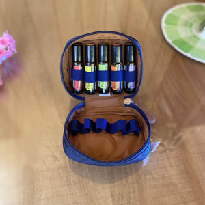 Cartuchera para botellas roll on de aceites esenciales