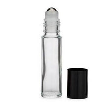 Cargar imagen en el visor de la galería, Botella / frasco de vidrio roll on 10ml, transparente - unidad