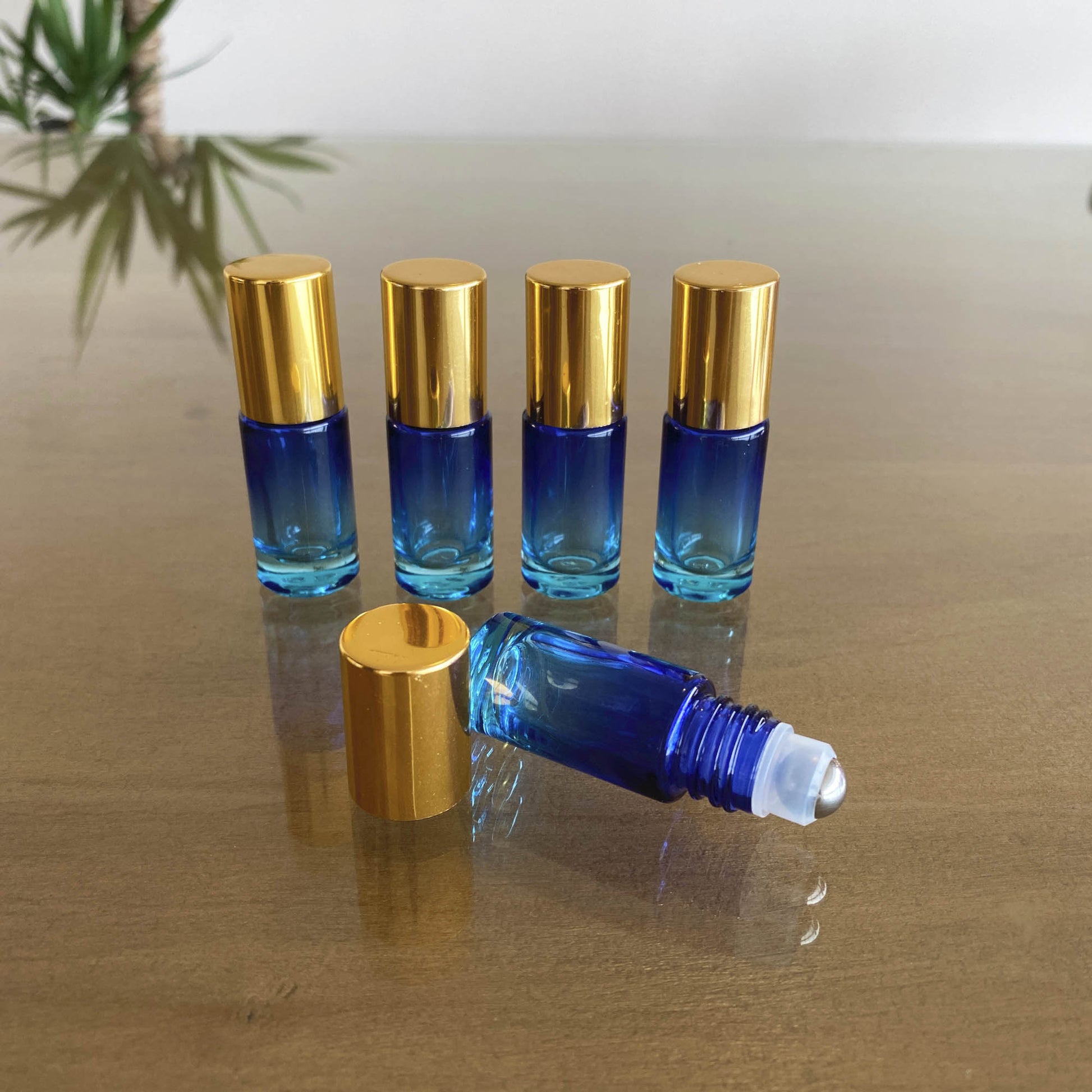 Botella / Frasco roll on de 5ml difuminado - pack de 5 unidades - Oily