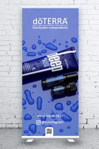 Pendón Roller doTERRA 80 x 180 - 7 diseños