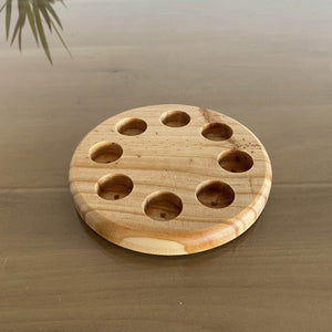 Organizador / display circular de madera para aceites esenciales - Oily