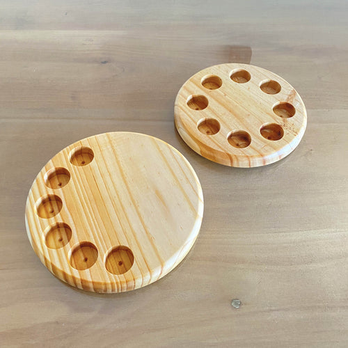 Organizador / display circular de madera para aceites esenciales - Oily