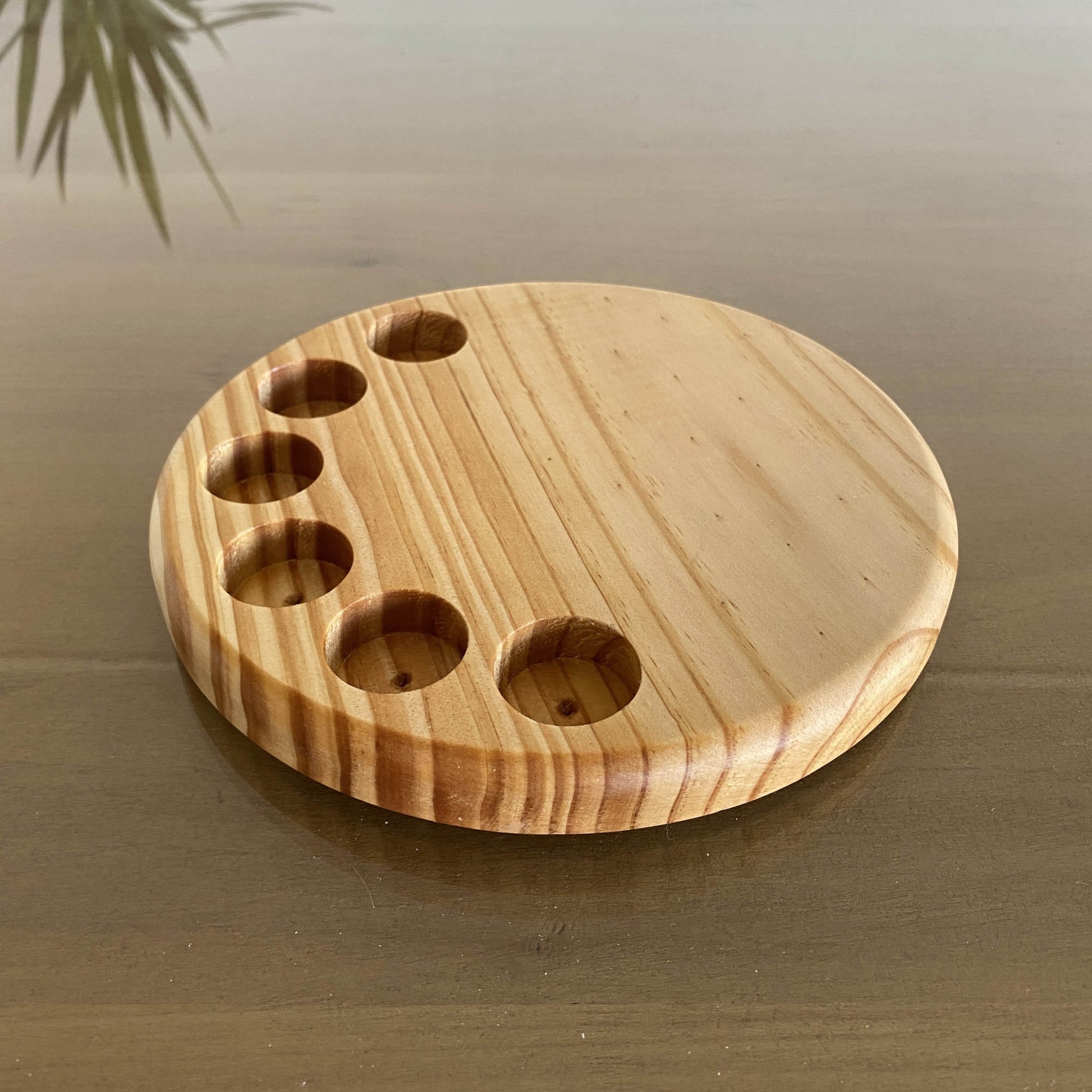Organizador / display circular de madera para aceites esenciales - Oily