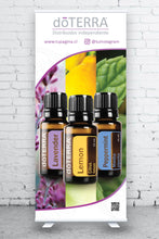 Cargar imagen en el visor de la galería, Pendón Roller doTERRA 80 x 180 - 7 diseños